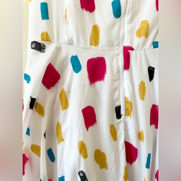 Plus Size ✨ Lane Bryant Confetti Multicolor Midi Dress with Pockets Size 26W - Picture 13 of 15